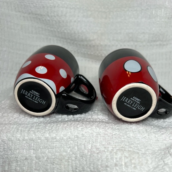 Minnie & Mickey Espresso Cups with Spoons; Disney by Jerry Leigh - Picture 7 of 9